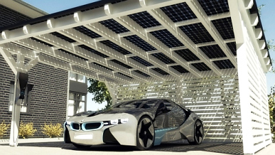 BMW запропонує власникам i3 сонячну електростанцію для гаража