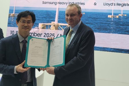 Lloyd’s Register затверджує морську вітроелектричну систему Samsung Heavy Industries